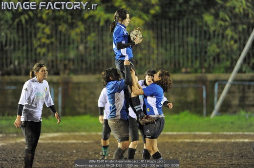2009-12-01 Amatori Femminile-Lecco 017 Rugby Lecco